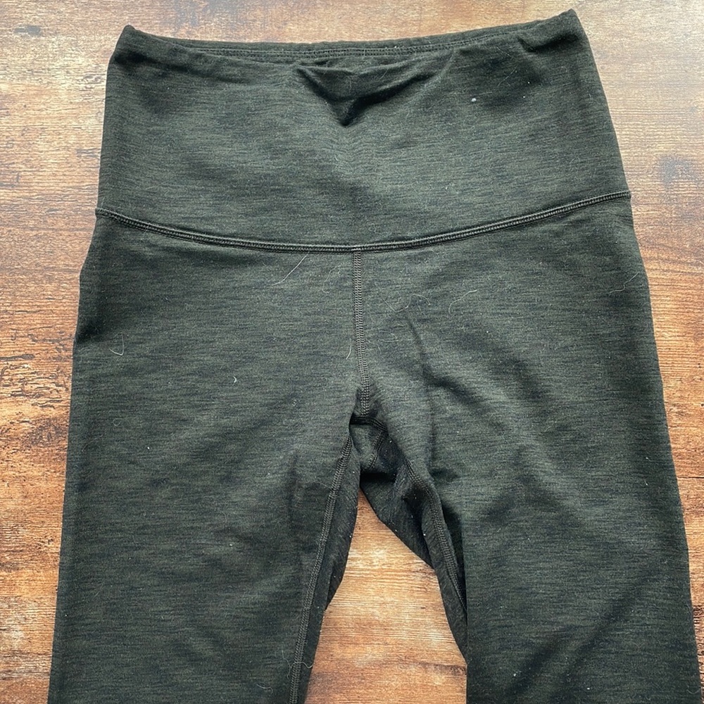 Lucy Forest Green Full Length Legging - Medium